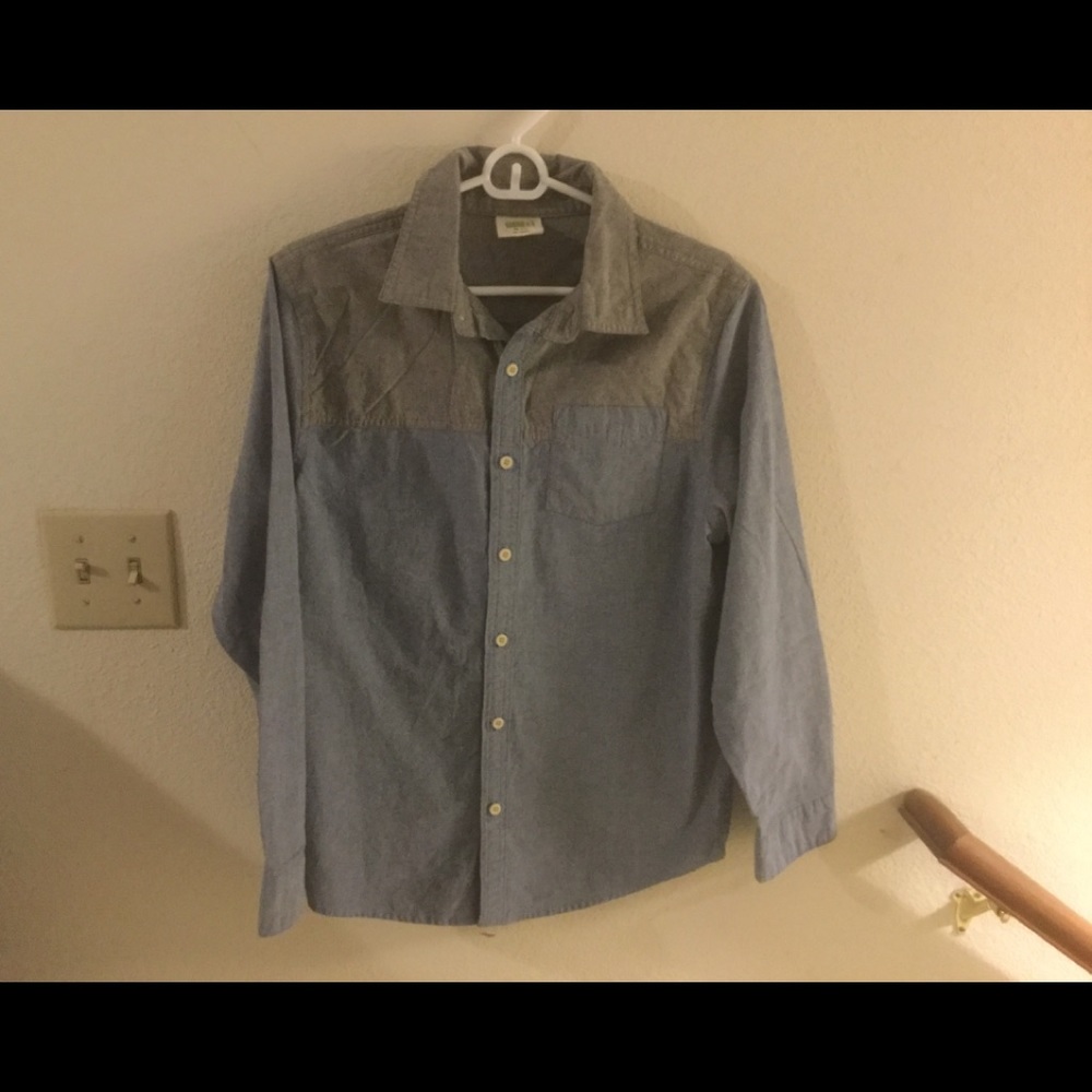 Crazy 8 Chambray two tone shirt
